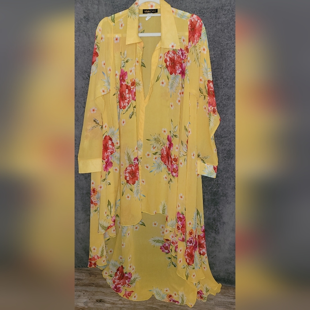NEW Plus Size No Button Hi-Lo Blouse